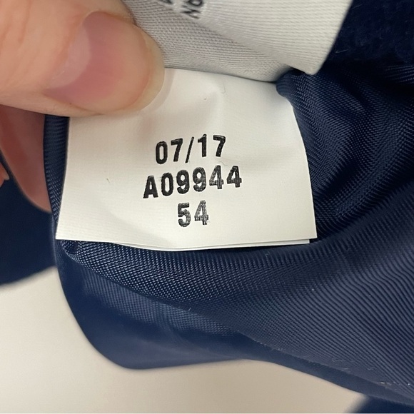 Larry Levine Wool Pea Coat | Double Breasted | Blue | Size Medium - Picture 11 of 15